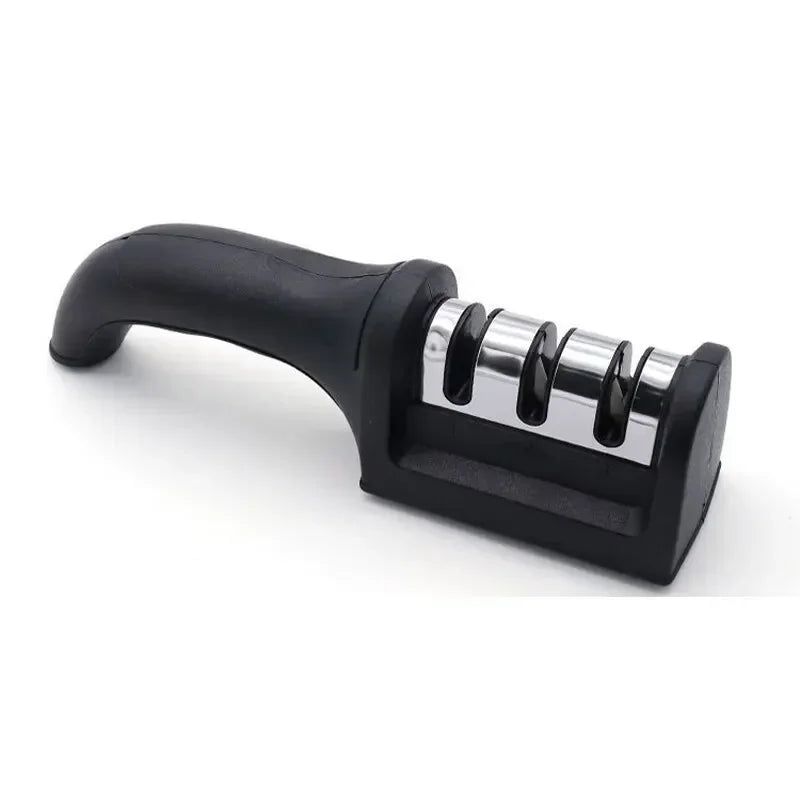 3-Stage Knife Sharpener – Restore Razor Sharp Blades in Seconds