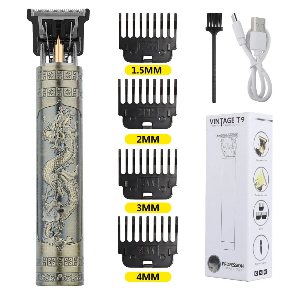 Retro T9 Hair Trimmer – Precision Grooming for a Clean Look
