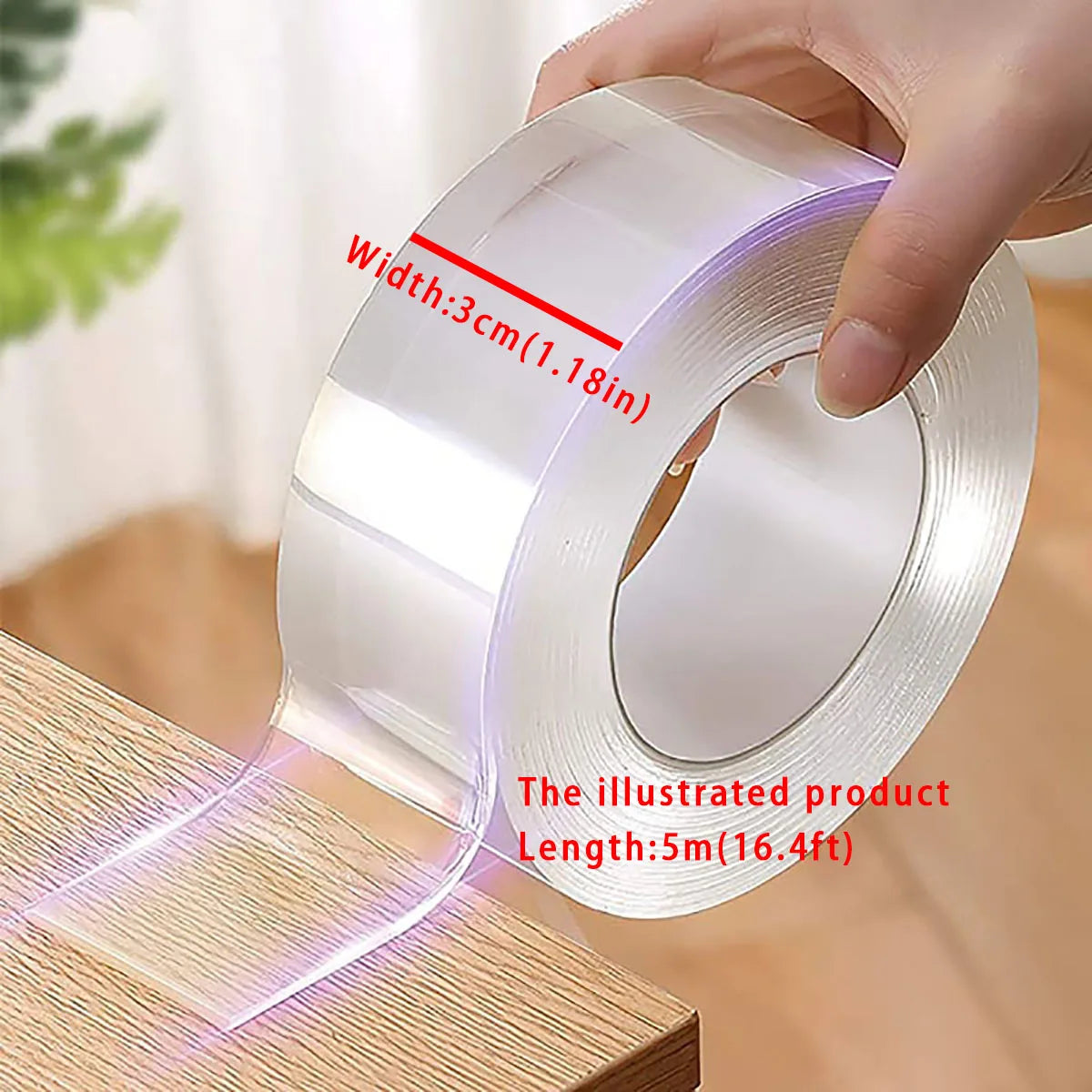 Reusable Nano Grip Tape – Strong Hold Without Nails