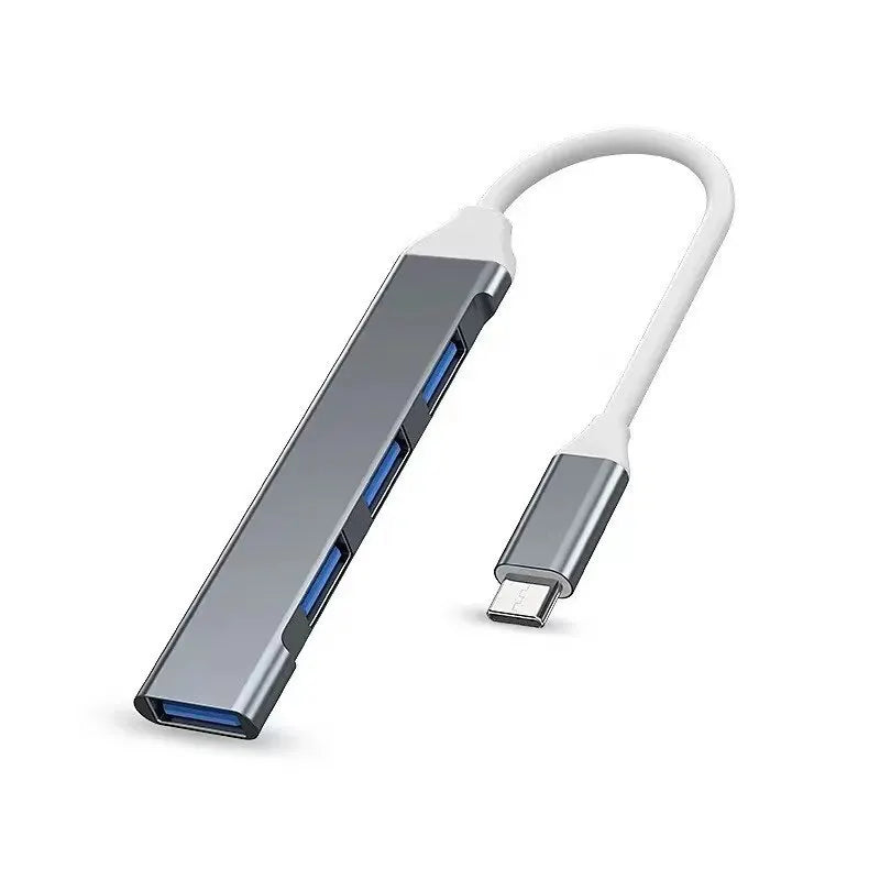 4-in-1 USB-C Hub Adapter – Expand Your Laptop Ports Instantly