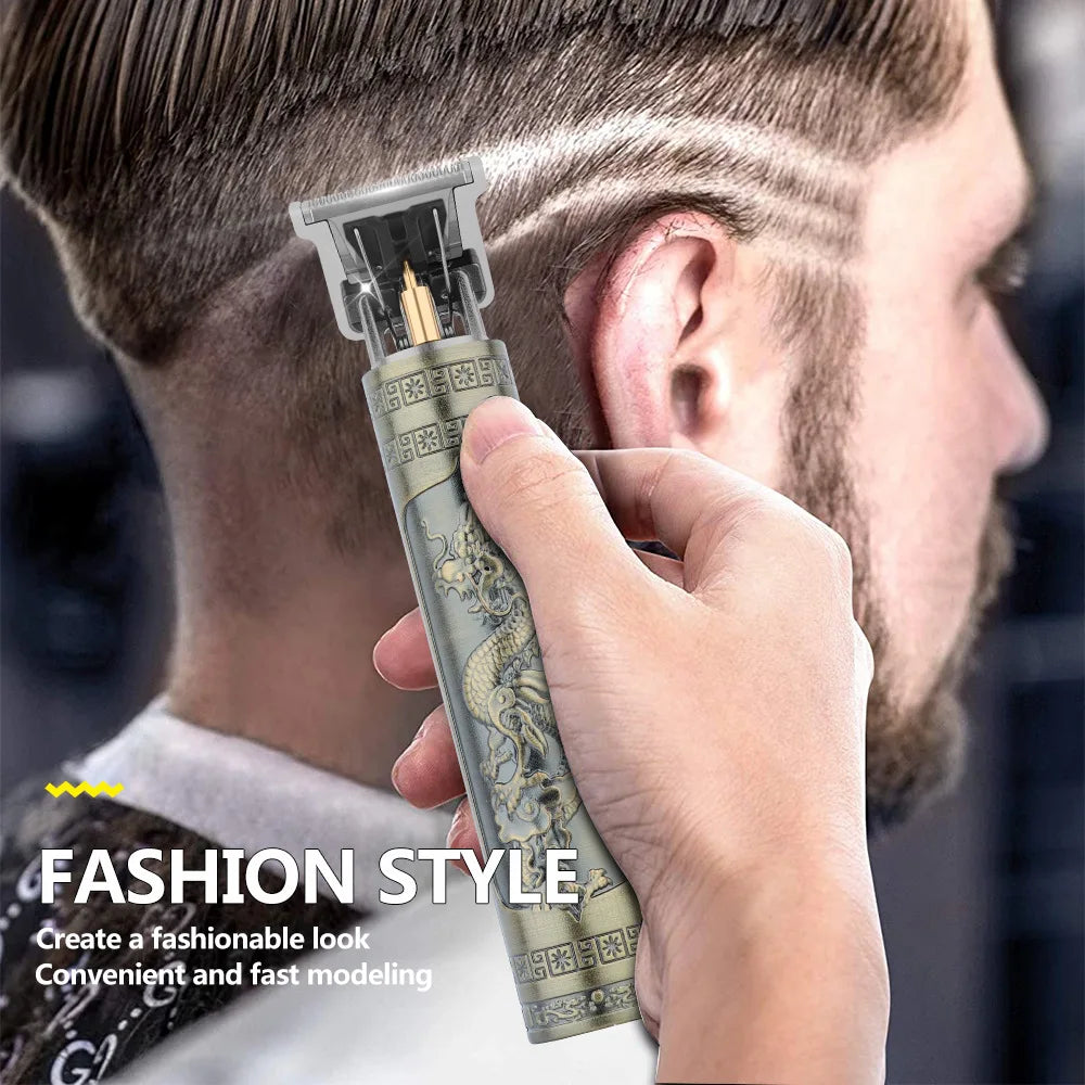 Retro T9 Hair Trimmer – Precision Grooming for a Clean Look