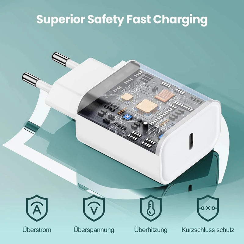 40W Fast Charger USB-C Cable – Super Fast Charging for iPhone & Android