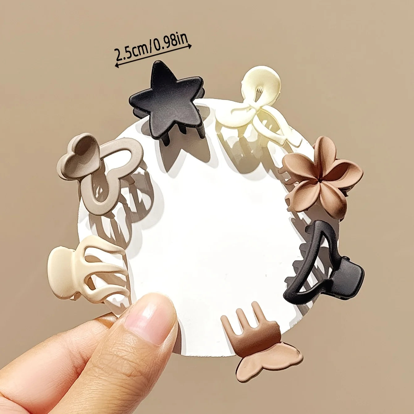 Mini Hair Claw Clips Set – Cute & Stylish Everyday Accessories