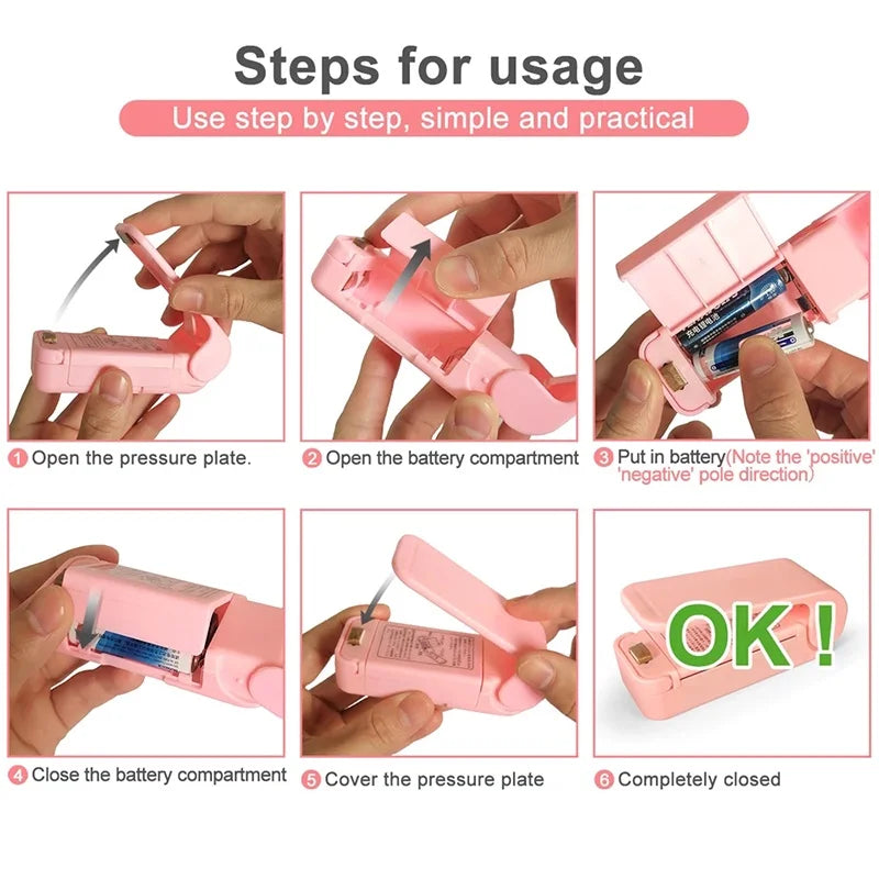 Mini Bag Sealer – Keep Your Food Fresh in Seconds