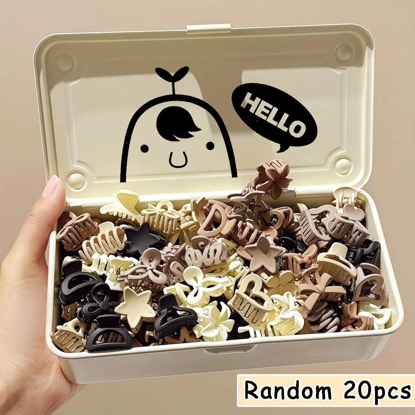 Mini Hair Claw Clips Set – Cute & Stylish Everyday Accessories