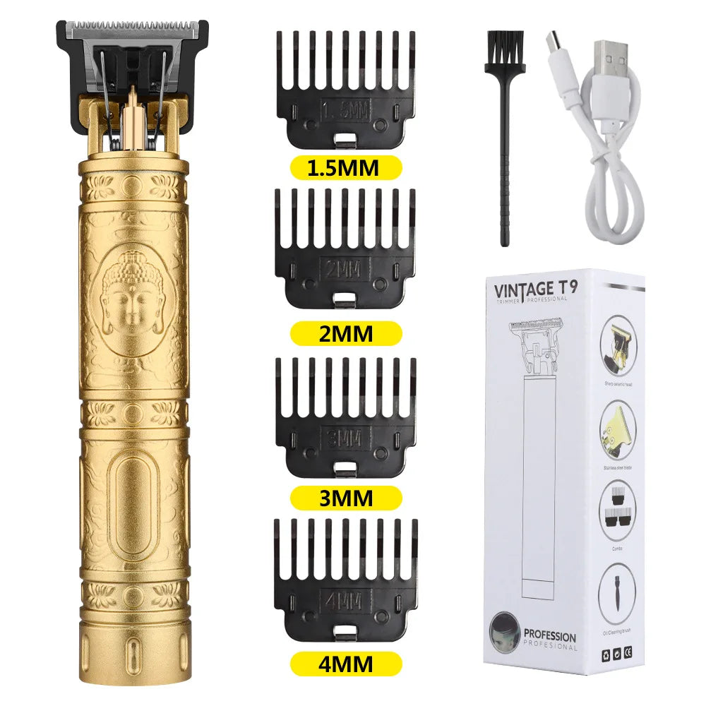 Retro T9 Hair Trimmer – Precision Grooming for a Clean Look