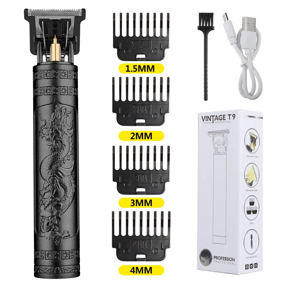 Retro T9 Hair Trimmer – Precision Grooming for a Clean Look